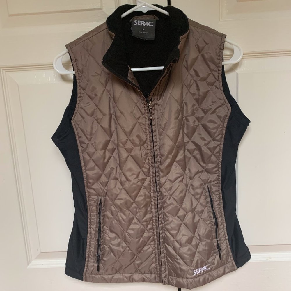 Quilted Brown Serac Vest